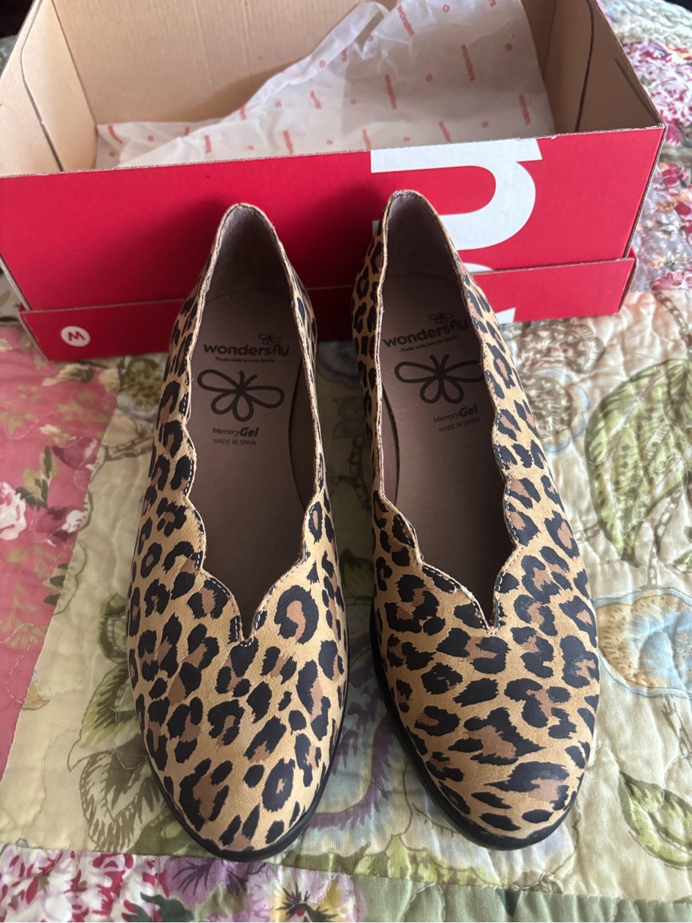 Wonder’s Leopard Print Shoes-Size 36/5.5-6-NWB